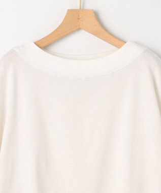 組曲 S 【WEB限定】セーターマシーン リラクシーニットTシャツ アイボリー系