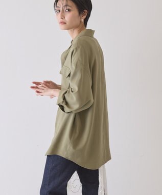 AMERICAN HOLIC ミリタリーシャツ Khaki