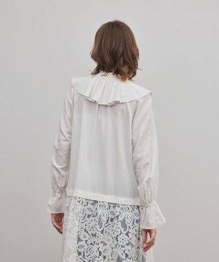 GRACE CONTINENTAL レースコンビフリルカフタンワンピース キナリ