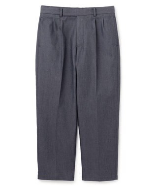 UNFILO MENS 【新色追加】FINE MOVE デニム タックパンツ [24年商品] ネイビー