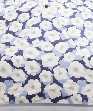 AURORA Blao（ブラオ）超耐風 花柄オールシーズン傘（折りたたみ・60㎝） サックス