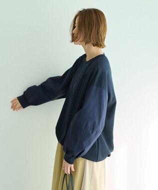 YECCA VECCA アシメバルーンプルオーバー Gray