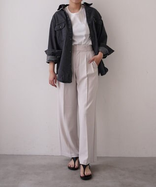 woadblue ＜坪田あさみさんコラボ＞CPOデニムジャケット グレー GREY