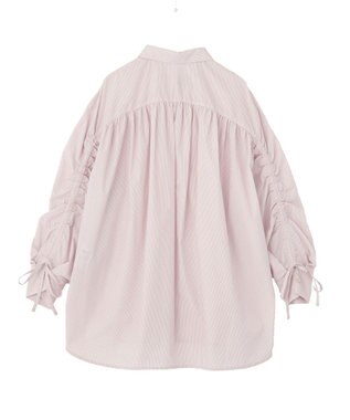 AMERICAN HOLIC 【イージーケア】バックギャザーリボンシャツ Pink