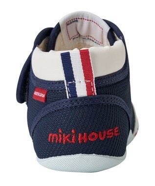 MIKI HOUSE HOT BISCUITS 【ミキハウス】【11-13.5cm】 ファーストベビーシューズ 紺