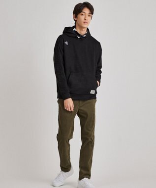 PW CIRCULUS 【MEN】サイドライン コーデュロイパンツ カーキ系