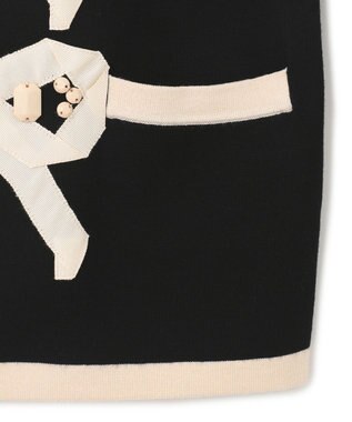 TOCCA 【Archive Collection】【洗える！】AURORA KNIT カーディガン ブラック×ベージュ系