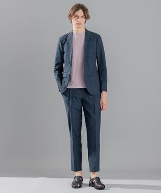 JOSEPH HOMME クールドッツストレッチ / TEDDY CONVERTIBLE ダルブルー系