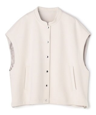 UNFILO BEAUTY FORM JERSEY スリーブレス ブルゾン