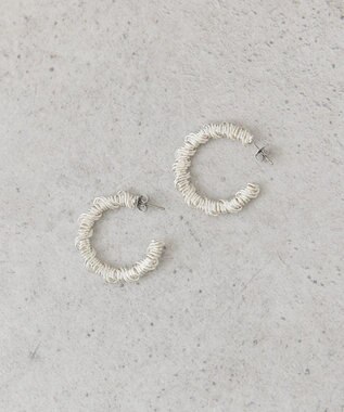 AMERICAN HOLIC ワイヤーロールピアス Silver