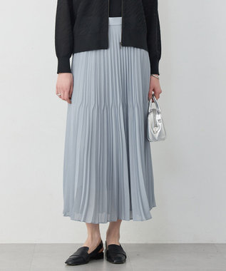ICB L 【先行予約】ライトジョーゼットプリーツ スカート