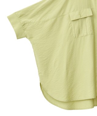 AMERICAN HOLIC 【WEB限定】接触冷感Wポケットシャツチュニック Khaki