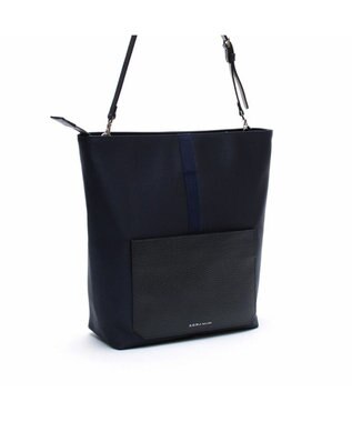 A.D.M.J. 【ファブリック】ナイロンリュクス2WAYワンショルダー ネイビー