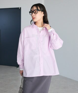 CRAFT STANDARD BOUTIQUE オーバーサイズシャツ Light Pink