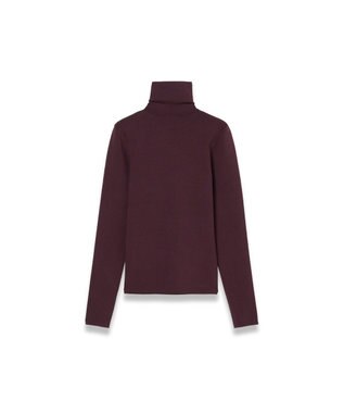 JOSEPH 【洗える】シルクストレッチハイネックトップ Maraschino