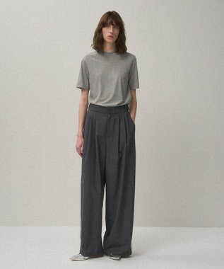 ATON 50/- ORGANIC FRESCA | スタンダードＴシャツ TOP GRAY