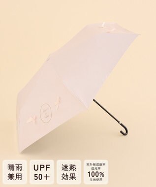 Maison de FLEUR 遮光&UV CUT リボン折りたたみ傘