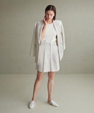 NAVE 【Nave】ウールポリエステルツイル ショートパンツ アイボリー系