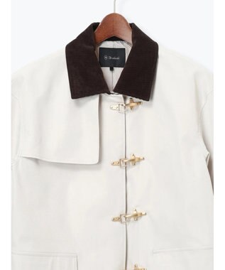 Te chichi メタルバックルカバーオール アイボリー