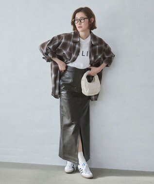 WEGO 【ユニセックス着用ITEM/SMLサイズ展開】オンブレチェックシャツ（LS） 柄4