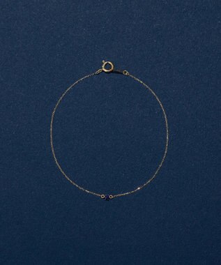 Phoebe 【K10】プチラピスラズリブレスレット　ネイビー/天然石/12月誕生石