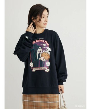 Green Parks Villains／袖口りんご裏毛プルオーバー Black