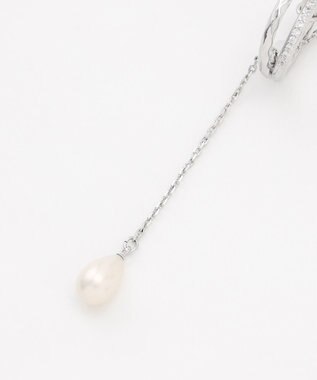 J.PRESS LADIES スカーフリング ラリエット ネックレス シルバー系