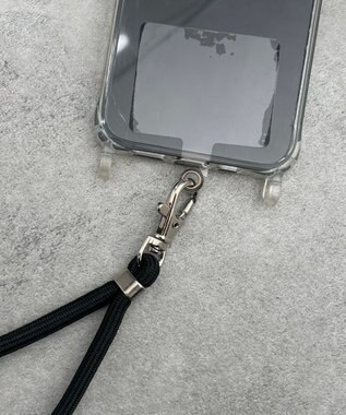 WEGO シート付きロープストラップ ブラック