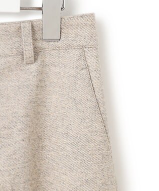 23区 L ラメミックスツイード クロップド パンツ ベージュ系