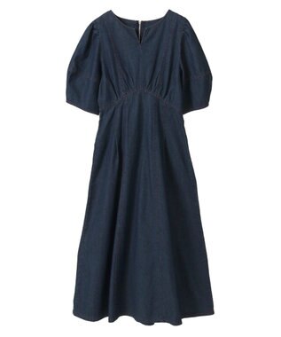 Green Parks ・ＥＬＥＮＣＡＲＥ　ＤＵＥ　デニム５分袖ワンピース Indigo
