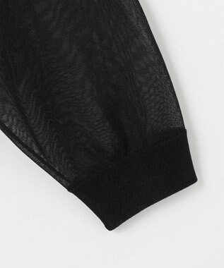 NAVE 【Nave・洗える】シアーニット パーカー ブラック系