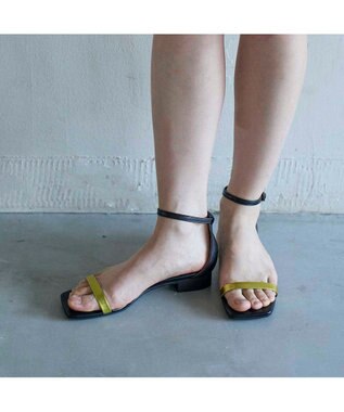 MODE ET JACOMO <MODE ET JACOMO>スリムストラップフラットサンダル