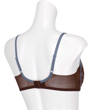 AMPHI 【otona MUSE WEB掲載】 ノンワイヤーブラ 谷間をメイク カップがバストにフィット 【BRAGENIC ブラジェニック ぴたっとフィットタイプ】 BMI257 アンフィ／ワコール ブラウン