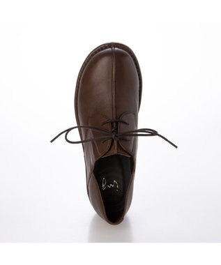 ing <ing>【WEB限定】センターシームレースアップシューズ ダークブラウン