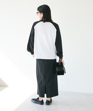 CRAFT STANDARD BOUTIQUE ラグランフロッキープリントＴｅｅ White