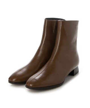  <Riz raffinee>スクエアヒールショートブーツ