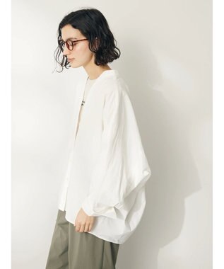CRAFT STANDARD BOUTIQUE コクーンドルマンシャツチュニック White