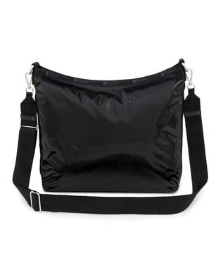 LeSportsac MEDIUM ZIP SHOULDER/ブラックシャイン ブラックシャイン