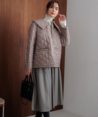 組曲 【WEB限定色あり】ELENA タートルネック ニット パールホワイト系