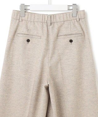 23区 L ラメミックスツイード クロップド パンツ ベージュ系