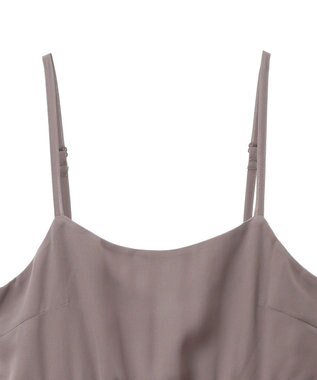 earth music&ecology アシンメトリーティアードワンピース Mocha