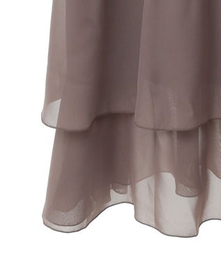 earth music&ecology アシンメトリーティアードワンピース Mocha