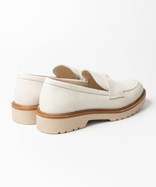 BONTRE 【BONTRE/ボントレ】タンクソールコインローファー アイボリー