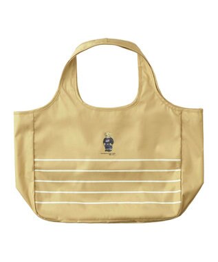 MOONBAT POLO RALPH LAURENRL ポーチ付きレインバッグ ワンポイントポロベア／撥水加工 ベージュ