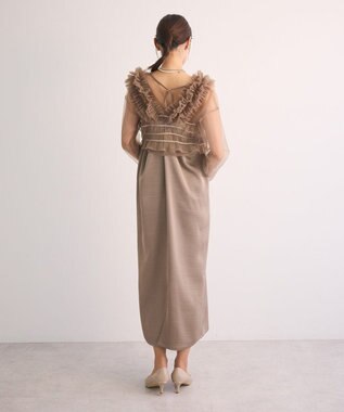 Green Parks ・Ｒａｉｌｍｅ　ＳＥＴ３点　チュールビスチェキャミワン Beige