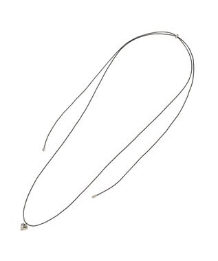 earth music&ecology ハートコードネックレス Black