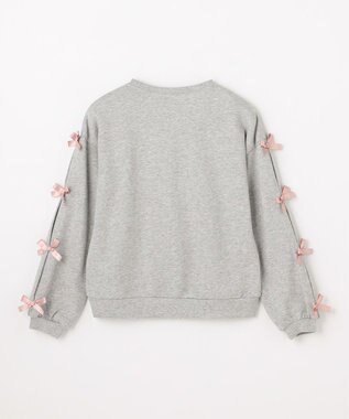 ANY KIDS 袖リボン トレーナー グレー