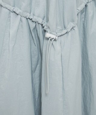 uncrave シアープルーフナイロン ドローコードスカート サックス