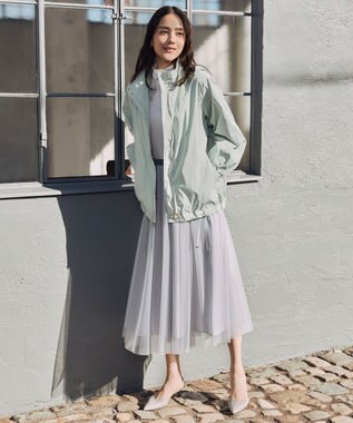 自由区 【洗える】ドライタッチインナー ハイネックカットソー アイボリー系