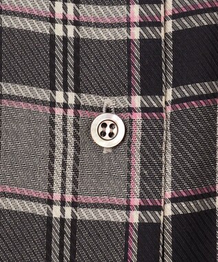 組曲 L シアーツイルチェック ワンピース ベージュ系3